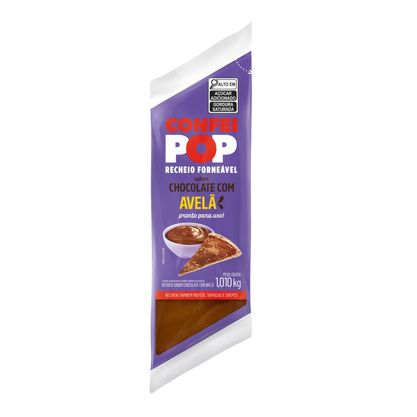 Recheio Forneável Avelã Pop Harald Bisnaga 1Kg