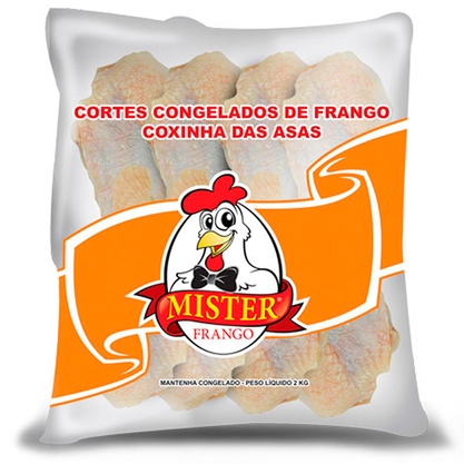 Coxinha Da Asa Congelada Mister Frango Caixa 18Kg