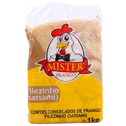 Filé Sassami Congelado Mister Frango Caixa 18Kg