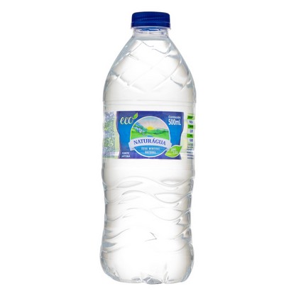 Água Mineral Natural Sem Gás Naturágua Eco Garrafa 500Ml