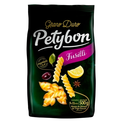 Macarrão Fusilli Grano Duro Petybon Pacote 500G