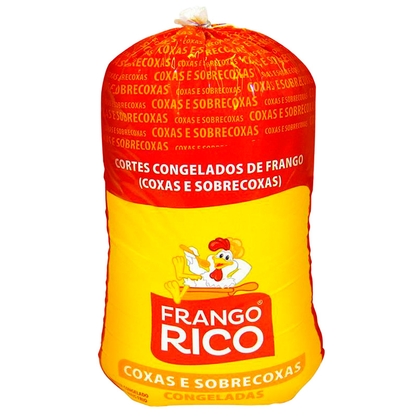 Coxa Com Sobrecoxa De Frango Congelado Rico Caixa 20Kg