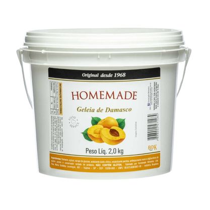 Geléia Damasco Homemade Balde 2Kg