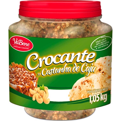 Crocante Castanha Caju Vabene Pote 1,05Kg