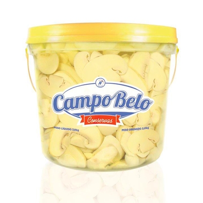 Cogumelo Fatiado Campo Belo Balde 2Kg