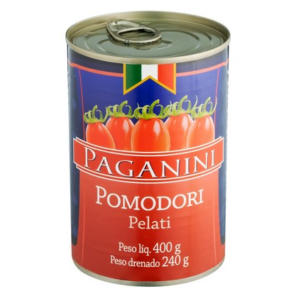 Tomate Pelado Paganini Lata 240G