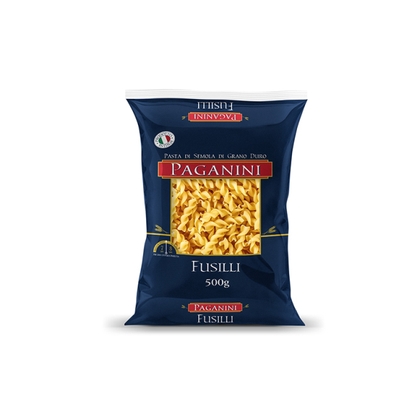 Massa De Grano Duro Fusilli Paganini Pacote 500G