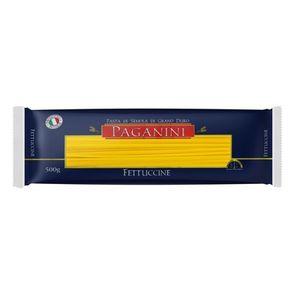 Massa Grano Duro Fettuccine Paganini Pacote 500G