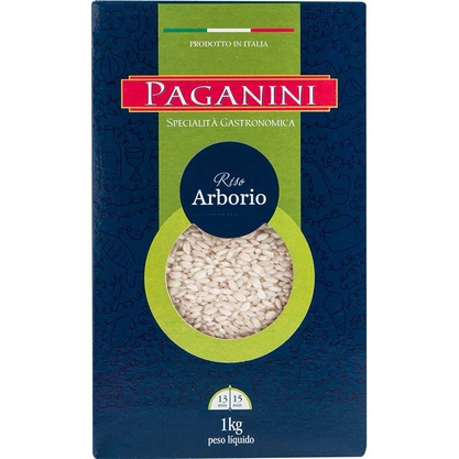 Arroz Arbório Tipo 1 Paganini Caixa 1Kg