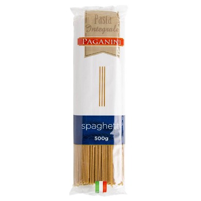 Massa De Grano Duro Integral Spaghetti Paganini Pacote 500G