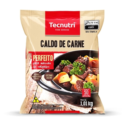 Caldo De Carne Tecnutri Pacote 1,01Kg