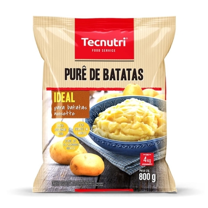 Mistura Em Pó Para Preparo De Purê De Batata Tecnutri Pacote 800G