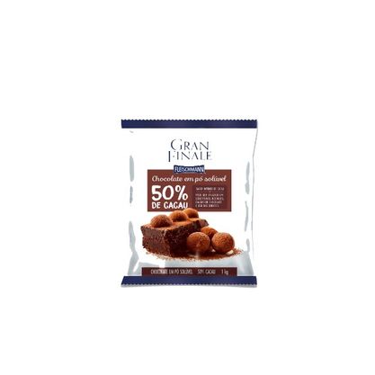 Chocolate Em Pó Solúvel 50% Gran Finale Fleischmann 1Kg