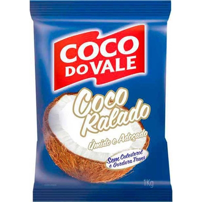 Coco Flocado Umido Adoçado Coco Do Vale 1Kg