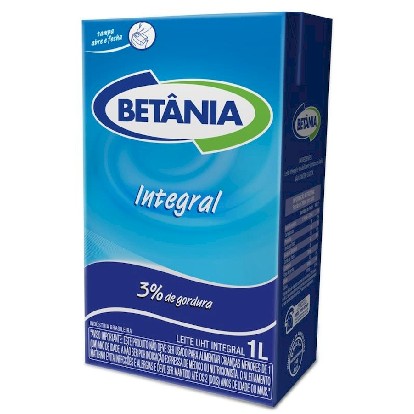 Leite Uht Integral Betânia Caixa 1L