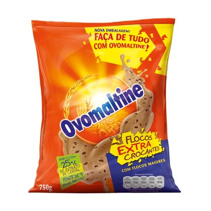 Flocos Extra Crocantes 10Mm Ovomaltine Pacote 750G