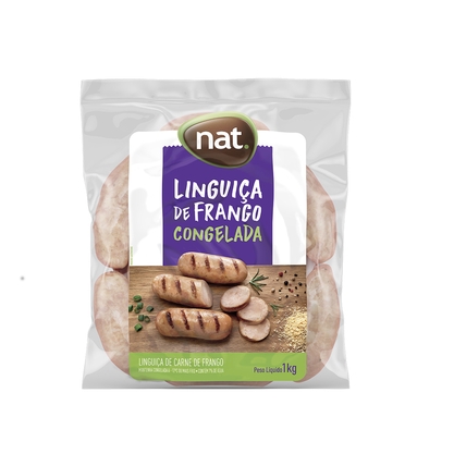 Linguiça Toscana De Frango Nat Pacote 1Kg