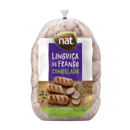 Linguiça Toscana De Frango Nat Pacote 4Kg