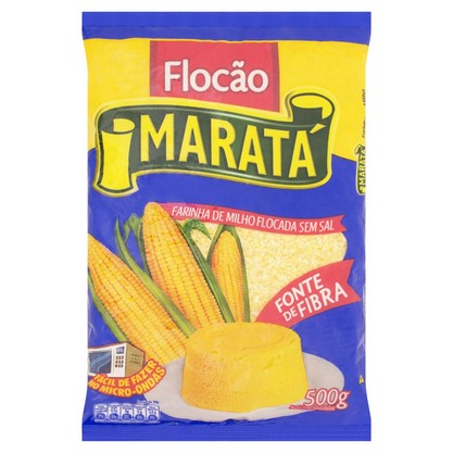 Farinha De Milho Flocão Maratá Pacote 500G