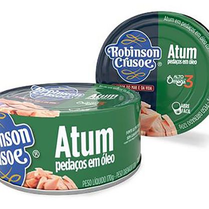 Atum Em Pedaços Óleo Robinson Crusoe Lata 170G