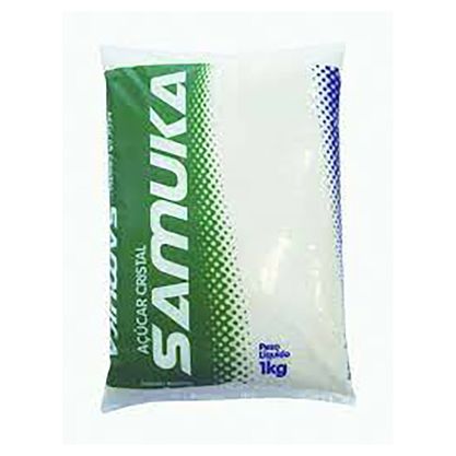 Açúcar Cristal Samuka Pacote 1Kg