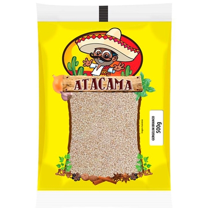 Gergelim Branco Sem Casca Atacama Pacote 500G