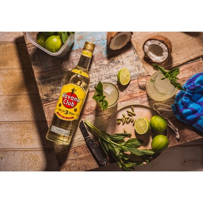 Rum Cubano Envelhecido 3 Anos Havana Club Garrafa 750Ml